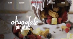 Desktop Screenshot of chocolatepinata.com